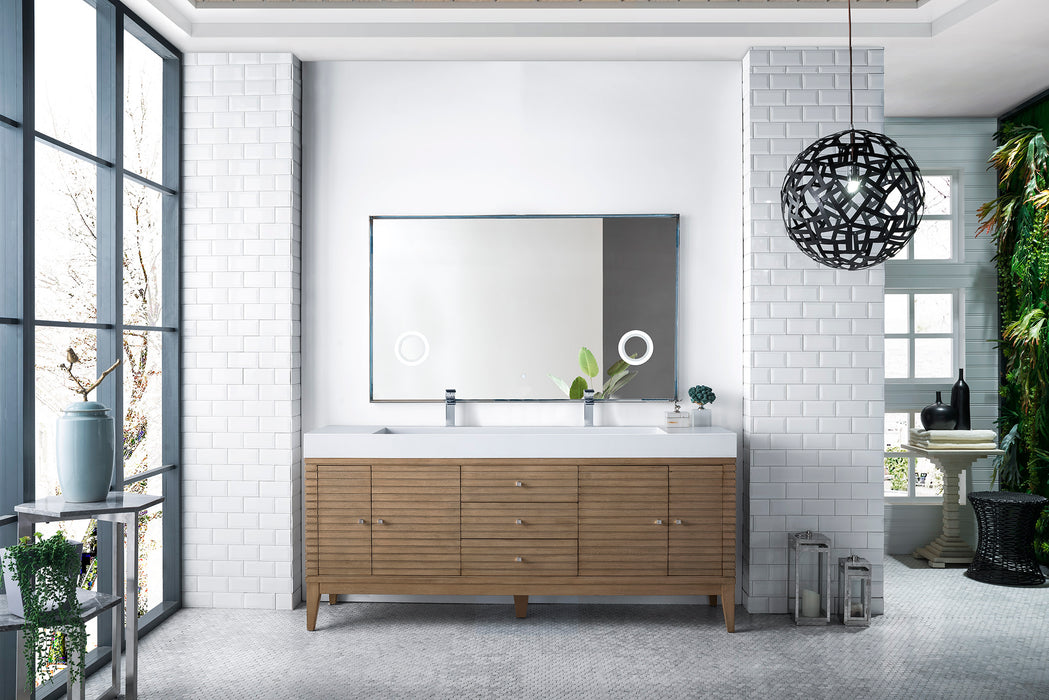 James Martin Linear 72" Double Bathroom Vanity
