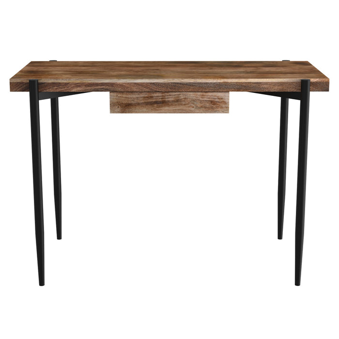 Worldwide Home Furnishings Navid-Desk-Natural Burnt Desk 801-380NAT