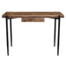 Worldwide Home Furnishings Navid-Desk-Natural Burnt Desk 801-380NAT