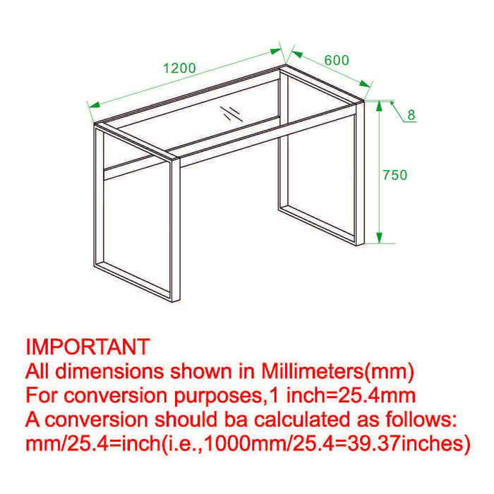 Worldwide Home Furnishings Zevon-Desk-Silver Desk 801-408CH