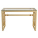 Worldwide Home Furnishings Eros-Desk-Gold Desk 801-482GL