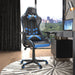 Worldwide Home Furnishings Blade-Office Chair-Blue/Black Office Chair 802-706BLU/BK