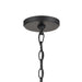 Elk Lighting Barrow Matte Black 18'' Wide 3-Light Chandelier