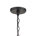 Elk Lighting Barrow Matte Black 22'' Wide 6-Light Chandelier