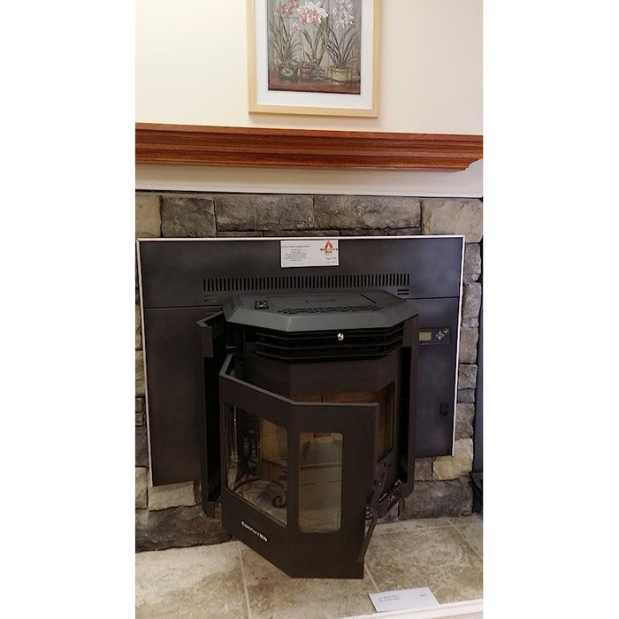 Comfortbilt HP22i Pellet Stove Insert Carbon Black Pellet Fireplace