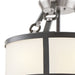 Elk Lighting Armstrong Grove Espresso 13'' Wide 3-Light Semi Flush Mount