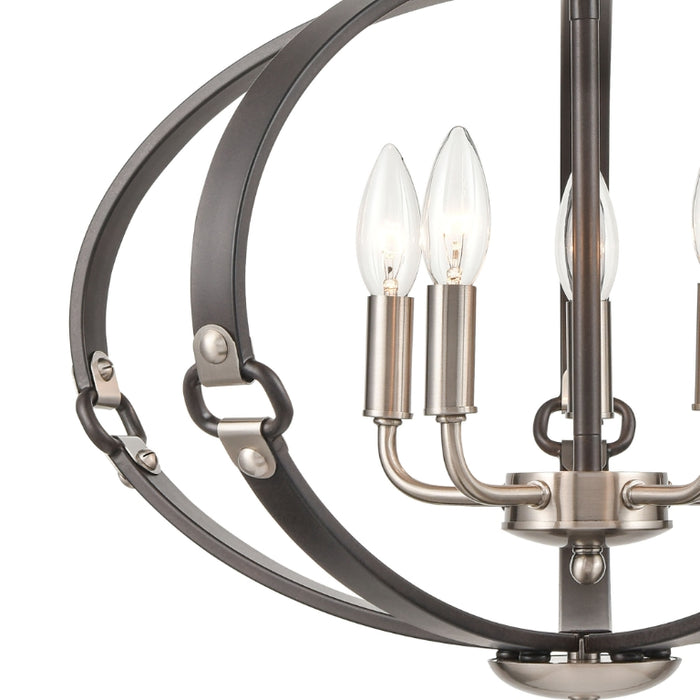 Elk Lighting Armstrong Grove Espresso 20'' Wide 5-Light Chandelier