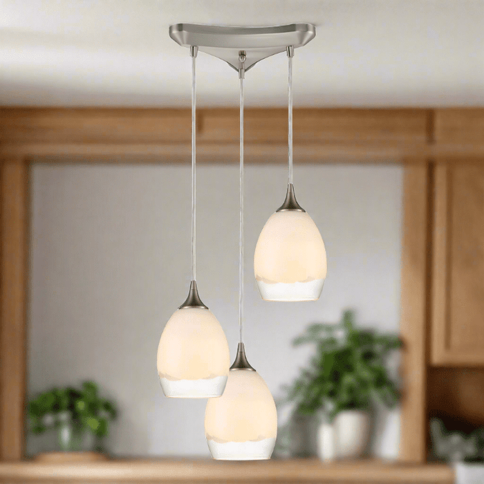 Elk Lighting Cirrus Satin Nickel Mini Pendant