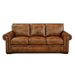 GTR Toulouse Brown Leather Sofa