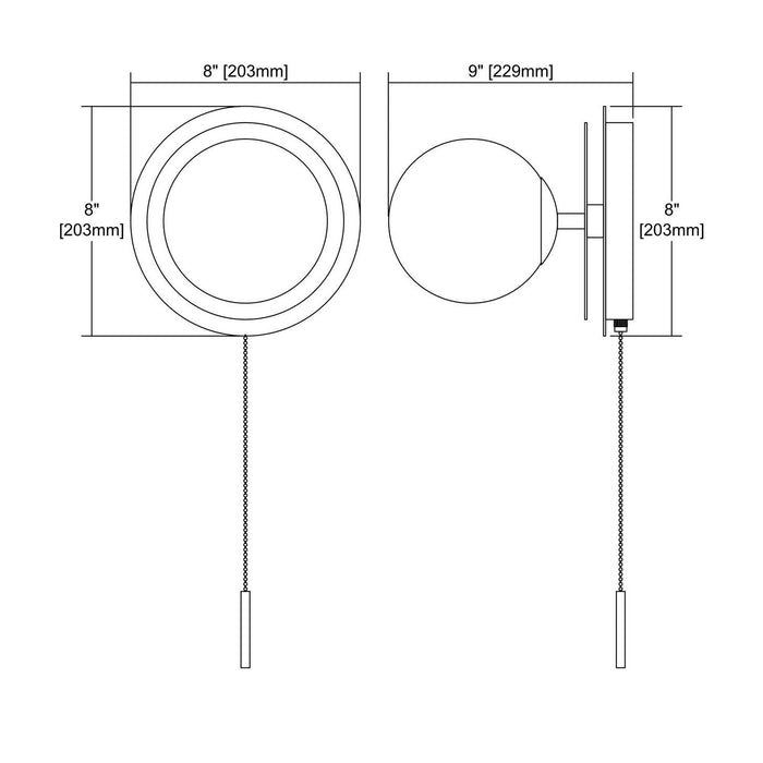 Picfair One Light Wall Sconce