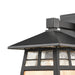 Elk Lighting Cottage Matte Black Outdoor Post Mount