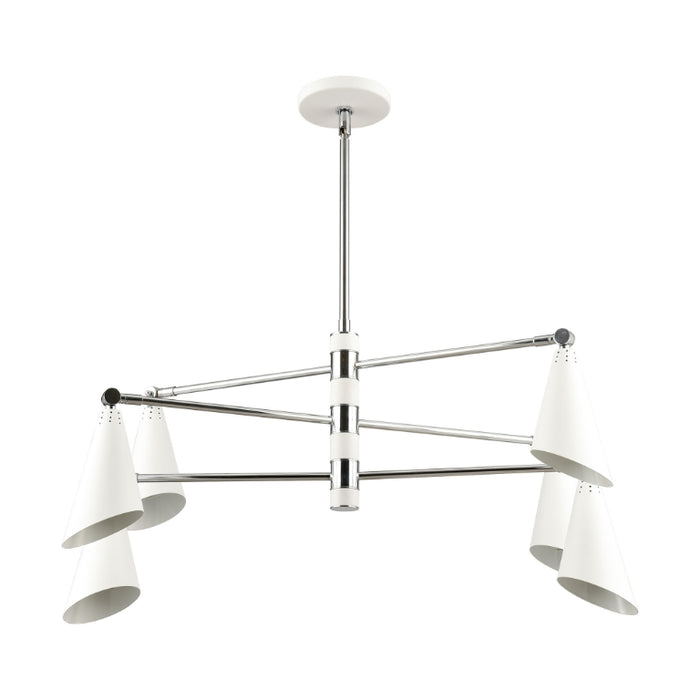 Elk Lighting Elk Calder Natural 6 Light Chandelier