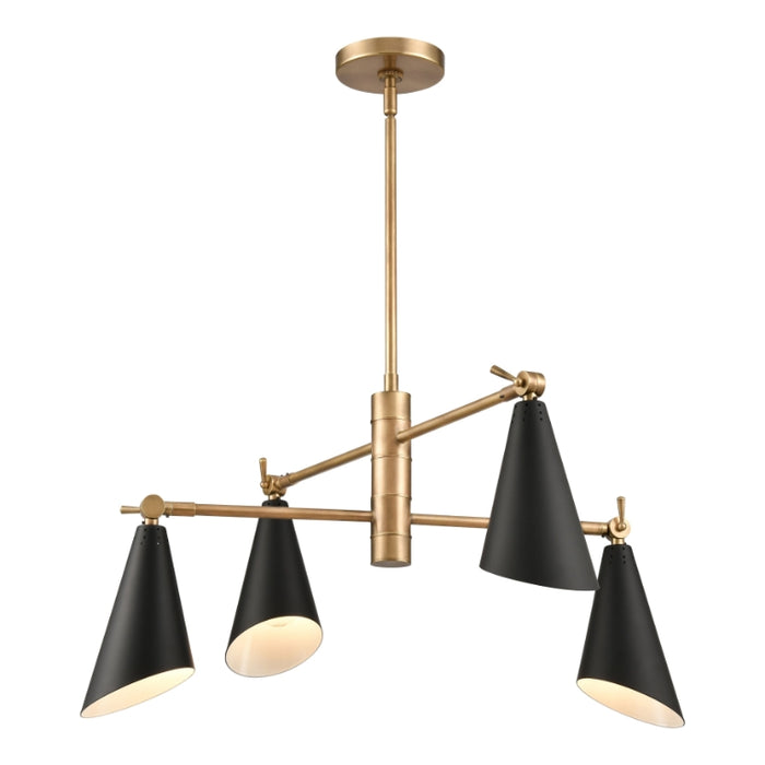 Elk Lighting Elk Calder Natural 4 Light Chandelier