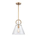 Elk Lighting Gabby Matte Black 1 Light Mini-Pendant 89346/1