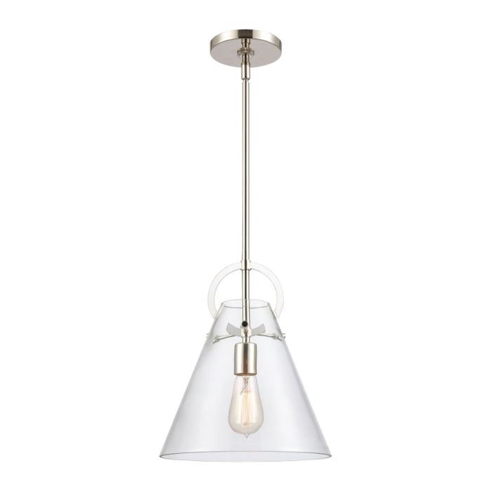 Elk Lighting Gabby Matte Black 1 Light Mini-Pendant 89346/1