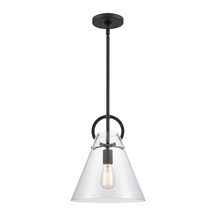 Elk Lighting Gabby Matte Black 1 Light Mini-Pendant 89346/1