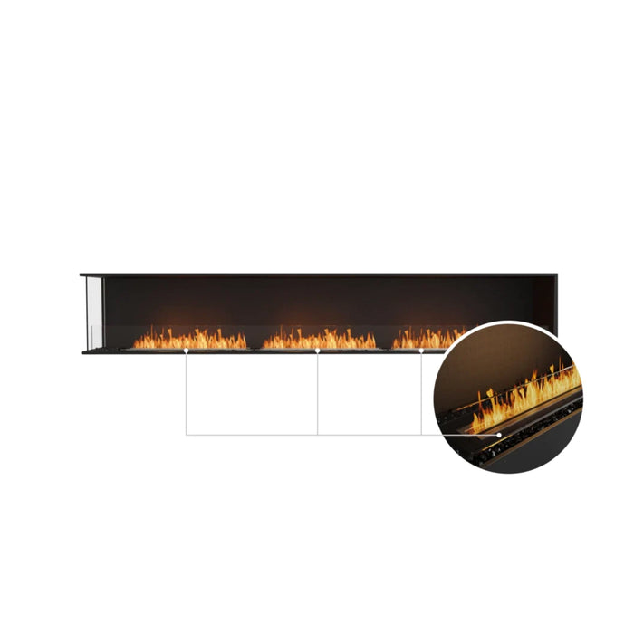 EcoSmart 122LC Left-Corner Flex Fireplace