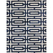 Pasargad Home Galaxy Collection Silver/Navy Cowhide Area Rug- 4' 0'' X 6' 0'' ptx-4165 4x6