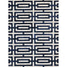 Pasargad Home Galaxy Collection Silver/Navy Cowhide Area Rug-10' 0'' X 14' 0'' ptx-4165 10x14