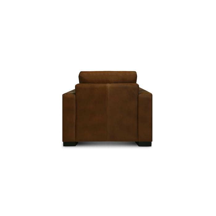 GTR Vancouver 38.5" Wide Upholstered Accent Chair, Portofino Cinnamon