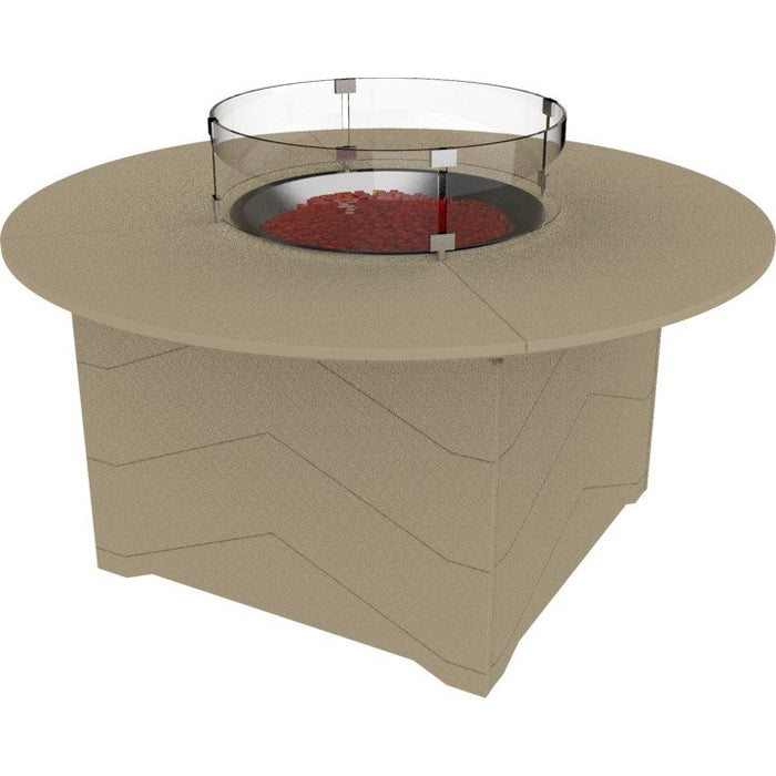 Aura 50" Round Fire Table