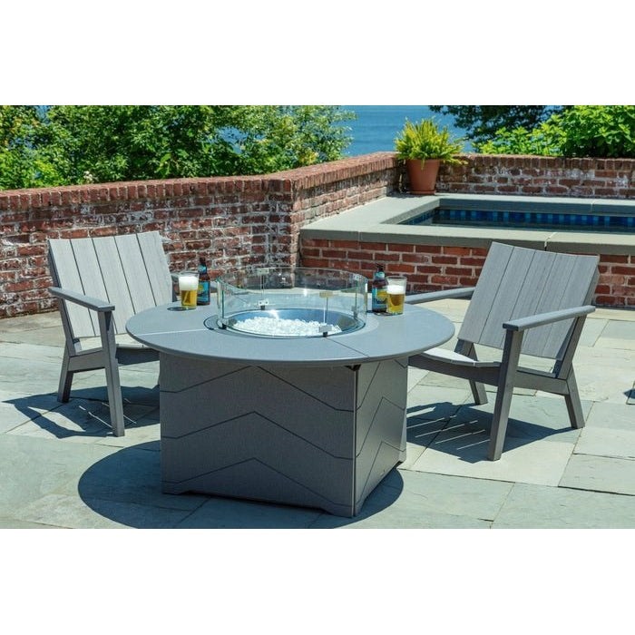 Aura 50" Round Fire Table