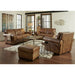 GTR Toulouse Brown Leather Loveseat