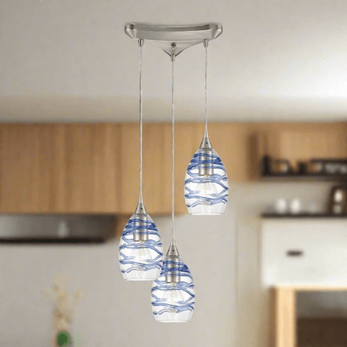 Elk Home Vines Three Light Pendant