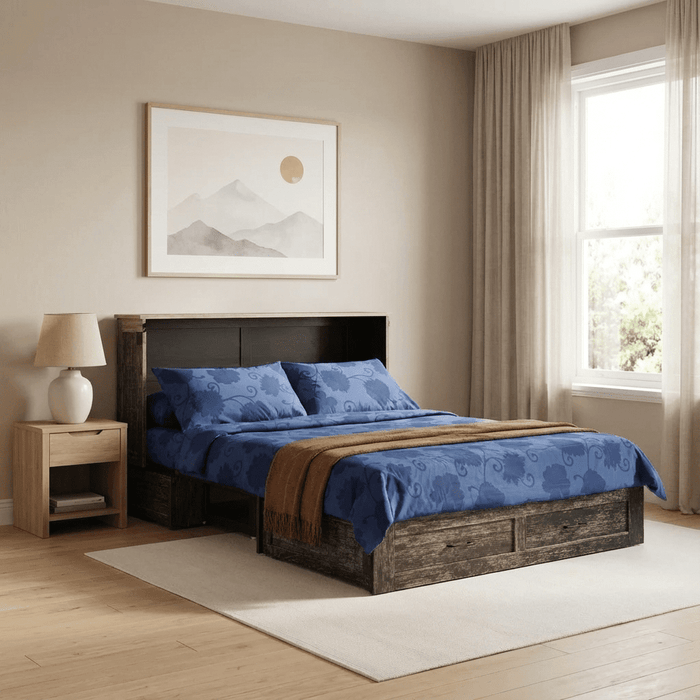 Night and Day Furniture Poppy Queen Murphy Cabinet Bed Complete