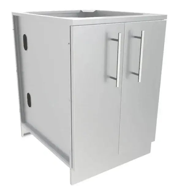 Sunstone 24″ Full Height Double Door Base Cabinet w/Two Shelves & Door Pockets SBC24FDD