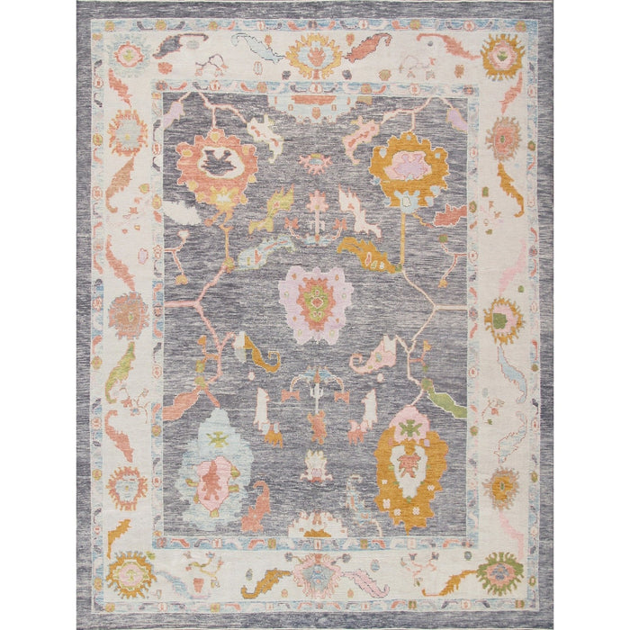Pasargad Home Oushak Collection Hand-Knotted Wool Area Rug-10' 0" X 13' 2" 980313 10x13