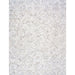 Pasargad Home Galaxy Collection Silver Cowhide & Sari Silk Area Rug- 4' 0'' X 6' 0'' ptx-3137 4x6