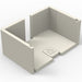 Osburn Moulded Refractory Panel Kit for Minimalist Base and Insert AC01237