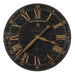 Uttermost Bond Street 18" Black Wall Clock 06029