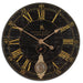 Uttermost Bond Street 30" Black Wall Clock 06030