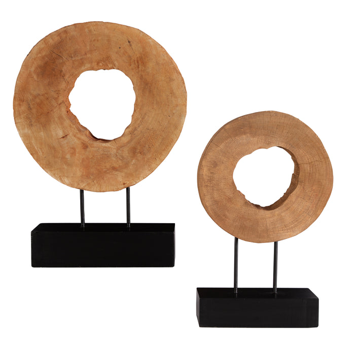 Uttermost Ashlea Wooden Sculptures S/2 19822