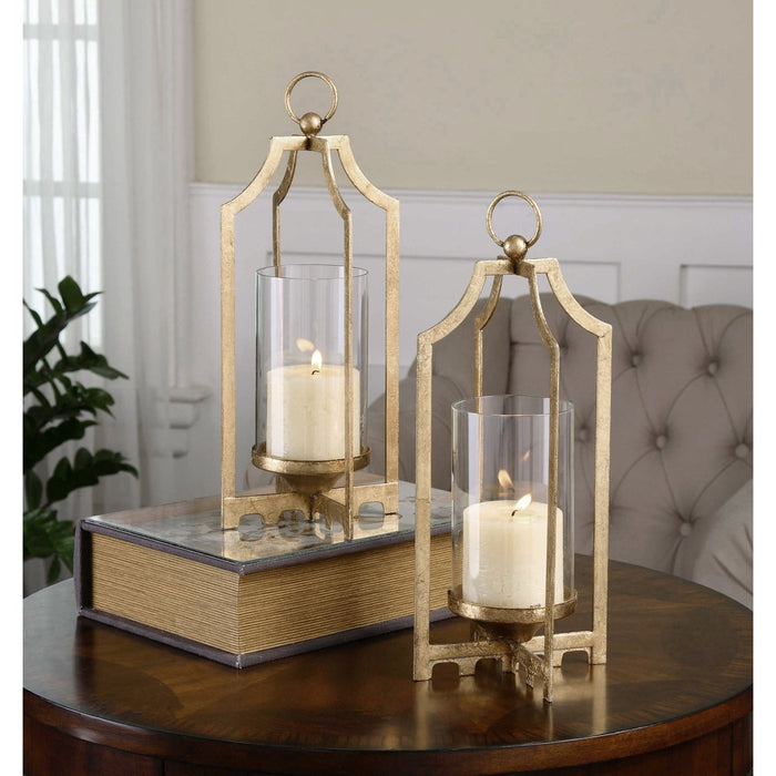 Uttermost Lucy Gold Candleholders S/2 19957