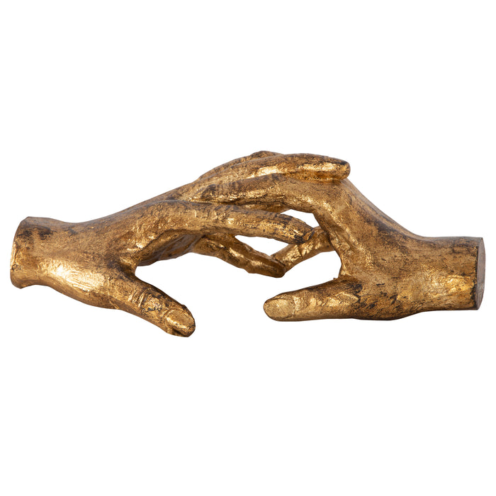Uttermost Hold My Hand Gold Sculpture 20121