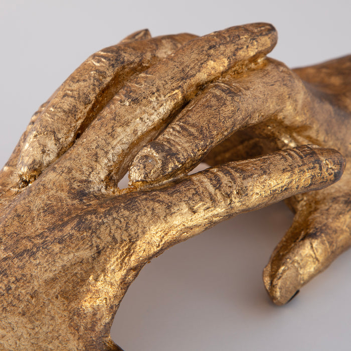 Uttermost Hold My Hand Gold Sculpture 20121