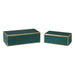 Uttermost Karis Emerald Green Boxes S/2 18723