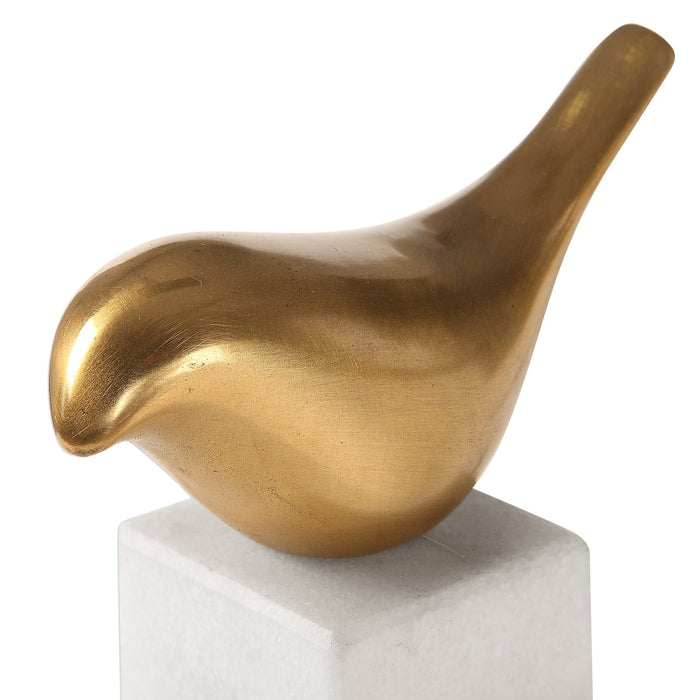 Uttermost Songbirds Brass Sculpture 18603