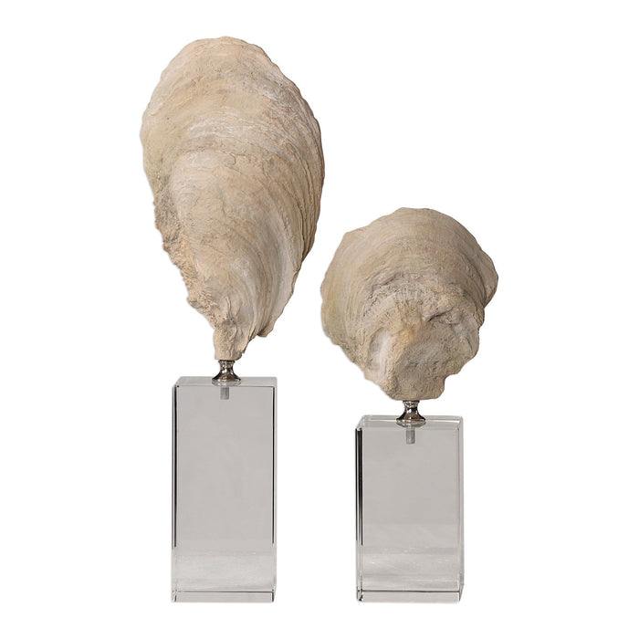 Uttermost Oyster Shell Sculptures, S/2 17523