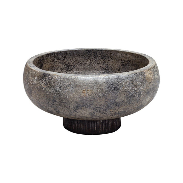 Uttermost Brixton Aged Black Bowl 17107