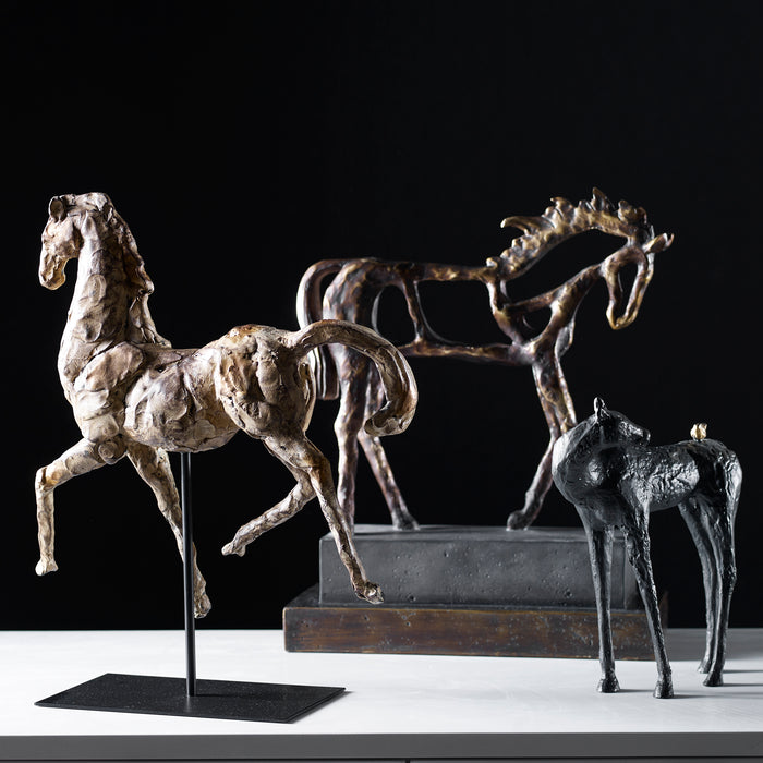 Uttermost Caballo Dorado Horse Sculpture 17585