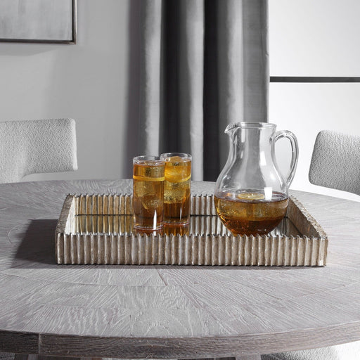 Uttermost Talmage Silver Mirrored Tray 17732