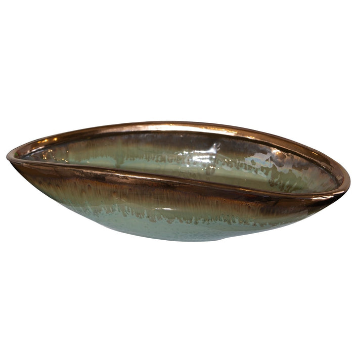 Uttermost Iroquois Green Glaze Bowl 17855