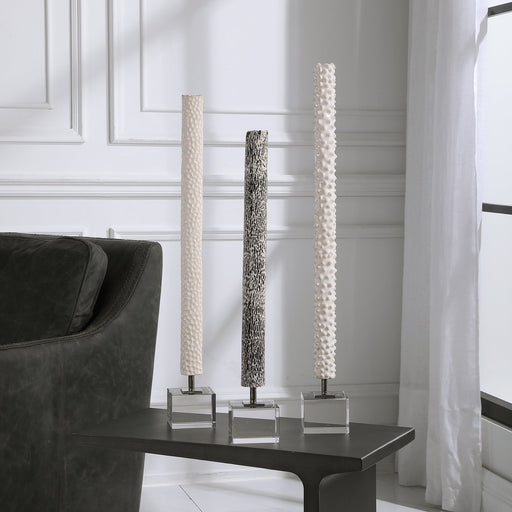 Uttermost Makira Cylindrical Sculptures, S/3 17869