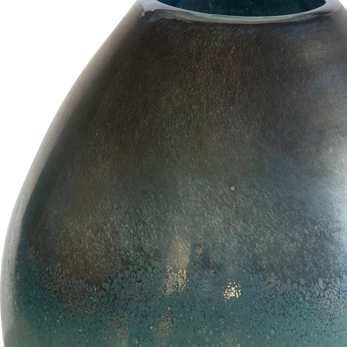 Uttermost Rian Aqua Bronze Vases, S/2 17975