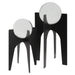 Uttermost Ellianna Crystal Spheres On Black Base, S/2 18053