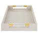 Uttermost Wessex White Shagreen Tray 18060